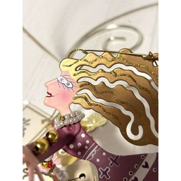 New Karen Rossi Silvestri Fanciful Flights BEST MOM Ornament Christmas Mothers - Picture 9 of 9